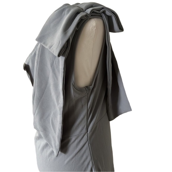 Nwt PRETTYGARDEN One Shoulder Ruched Bodycon Slit Maxi Dress - Picture 10 of 10